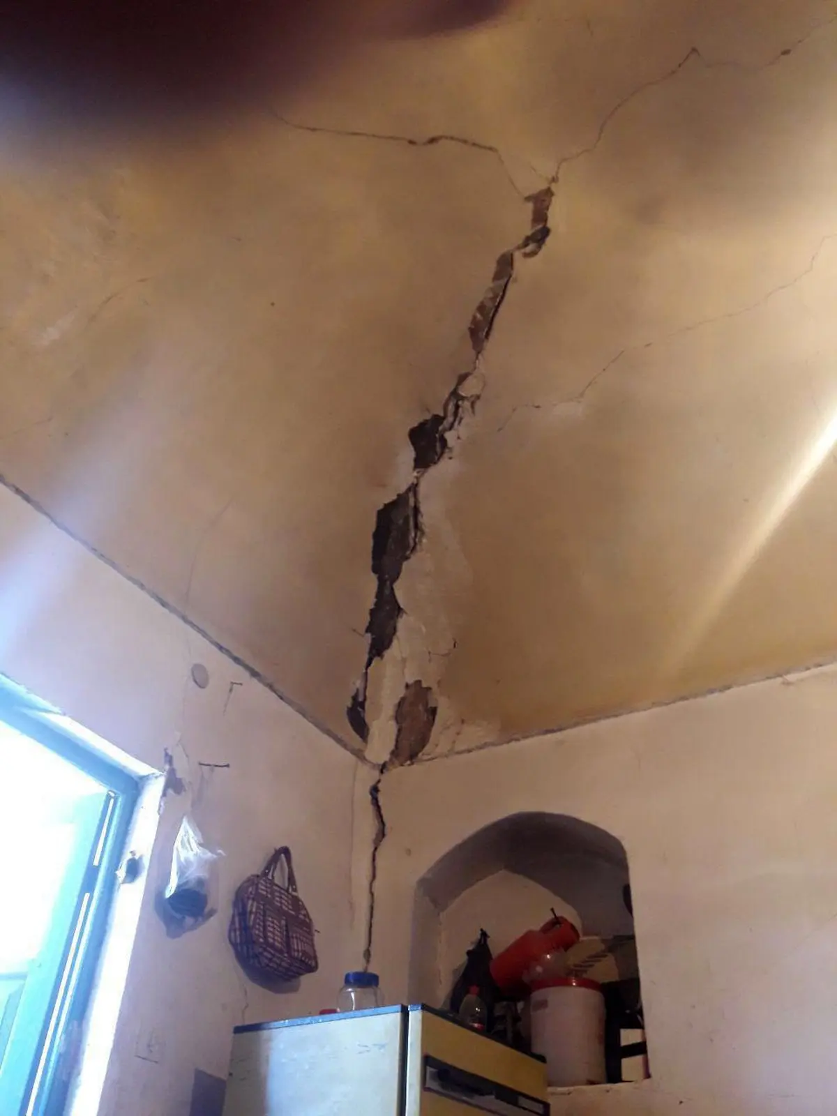 آثار زمین لرزه 6.2 ریشتری  امروز کرمان /عکس