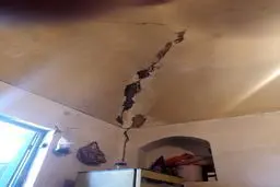 آثار زمین لرزه 6.2 ریشتری  امروز کرمان /عکس