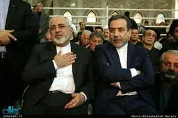 ظریف و عراقچی در مراسم هفتم آیت الله هاشمی رفسنجانی/ عکس