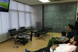 نکونام و انصاری‌فرد تماشاگر دیدار اوساسونا + عکس