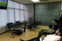 نکونام و انصاری‌فرد تماشاگر دیدار اوساسونا + عکس
