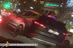 تنها سانتافه«مشکی مات»در ایران/عکس