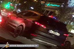 تنها سانتافه«مشکی مات»در ایران/عکس