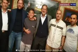ببینید: جشن تولد باشگاه تراکتورسازی برای ژرژ لیکنز