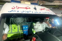 کاپیتان تیم ملی شیشه اورژانس را شکست! + عکس