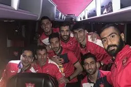 عکس یادگاری پرسپولیسی‌ها بعد از برد دربی