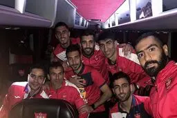عکس یادگاری پرسپولیسی‌ها بعد از برد دربی