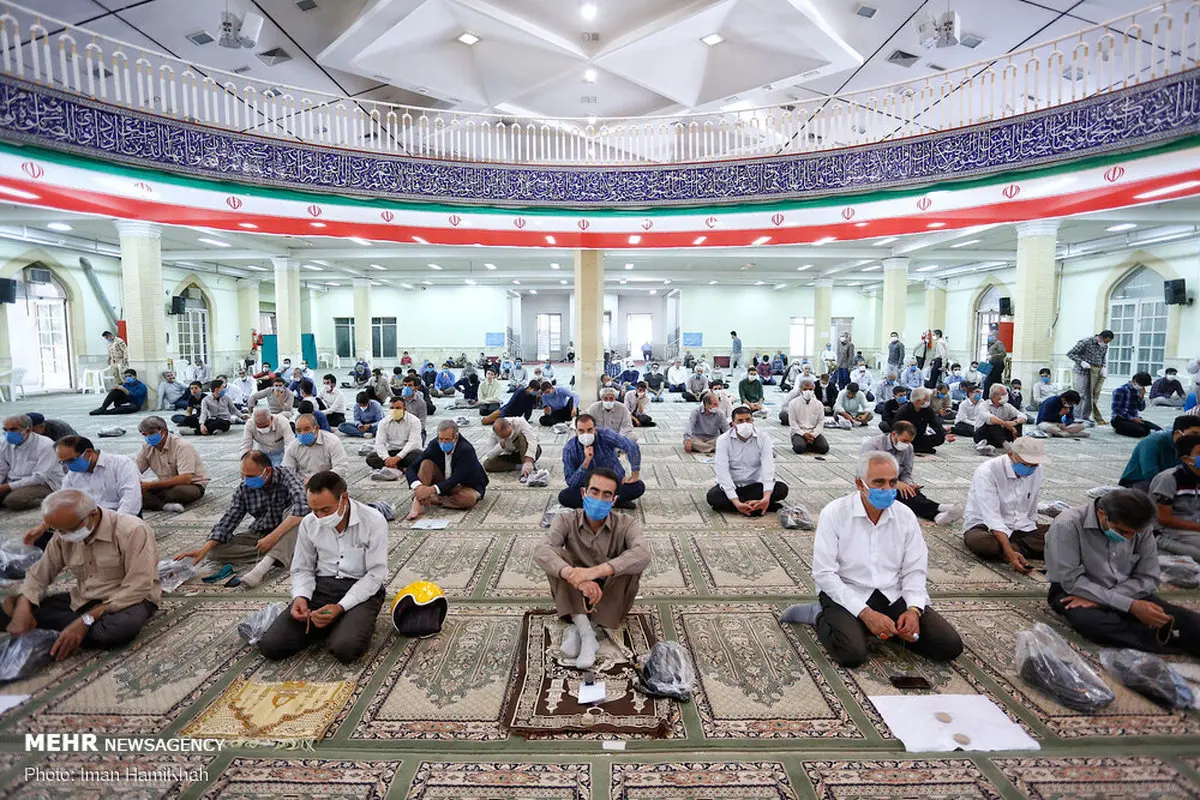 اقامه نماز جمعه همدان پس از چهار ماه + عکس