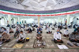 اقامه نماز جمعه همدان پس از چهار ماه + عکس