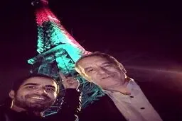 تصاویری از خوش گذرانی علی کفاشیان کنار برج ایفل
