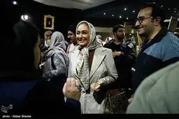 الهام حمیدی در اکران فیلم نفس/عکس