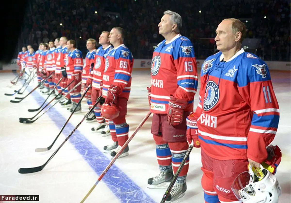 جشن تولد پوتین با کاپ قهرمانی/تصاویر