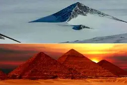 هرم اسرارآمیز شبیه به اهرام مصر که در قطب جنوب واقع شده!