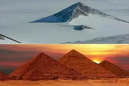 هرم اسرارآمیز شبیه به اهرام مصر که در قطب جنوب واقع شده!