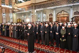 بشار اسد در مراسم میلاد پیامبر(ص)/تصاویر