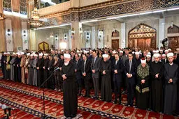 بشار اسد در مراسم میلاد پیامبر(ص)/تصاویر