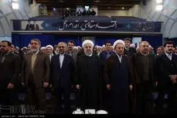 دیدار جمعی از علمای اهل سنت با روحانی/تصاویر