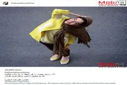 تیپ و ژست جالب بهاره کیان افشار، وسط خیابان/ عکس