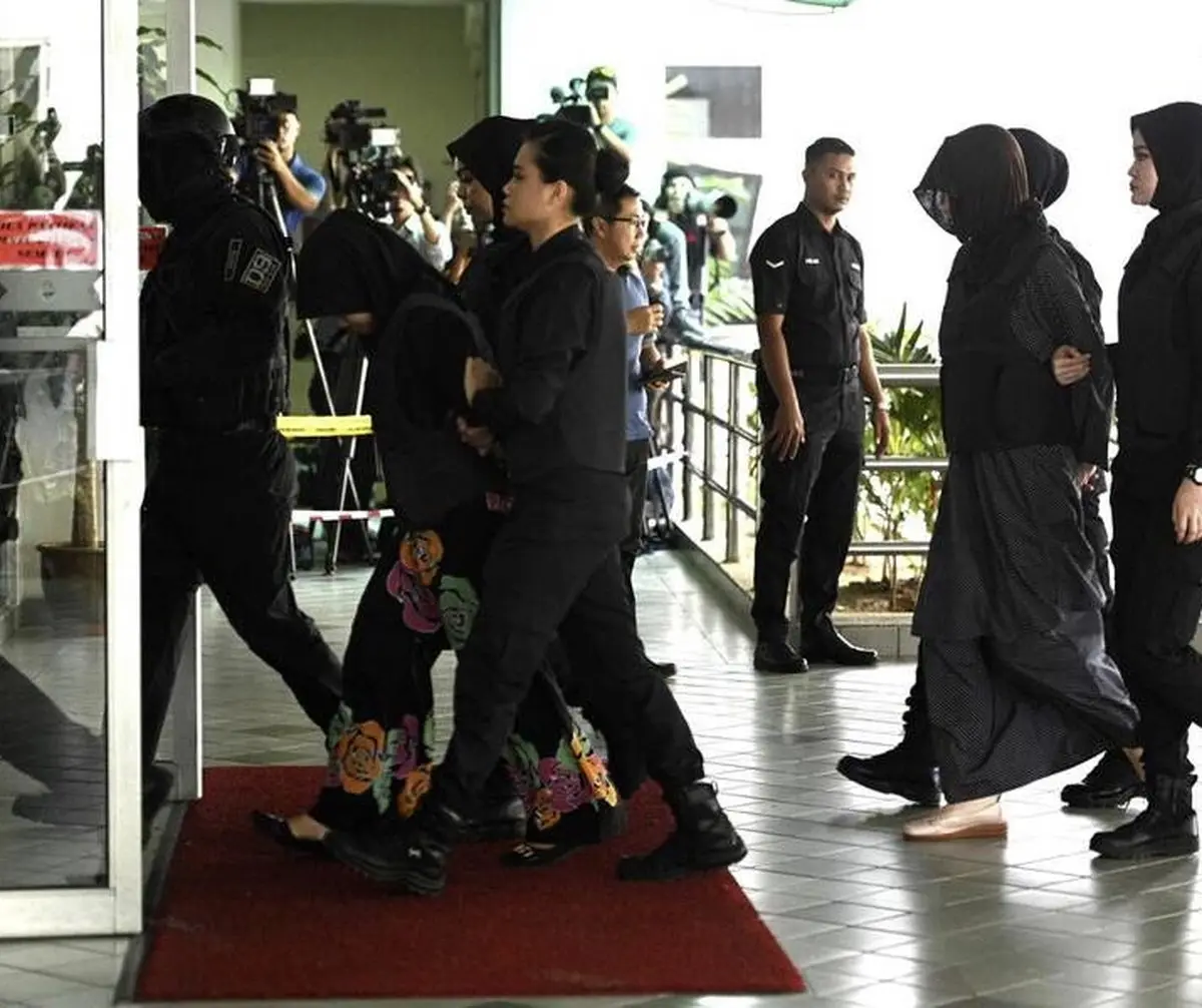 آزادی زن مظنون در قتل برادر رهبر کره شمالی/تصاویر