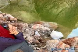 یک عکس عجیب دیگر از شبنم مقدمی