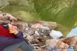 یک عکس عجیب دیگر از شبنم مقدمی