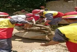 عکس دلخراش یکی از جان باختگان سیل