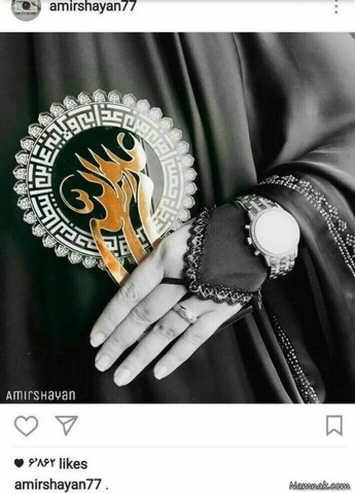 تصویری که از ازدواج مجدد الهام چرخنده حکایت دارد!