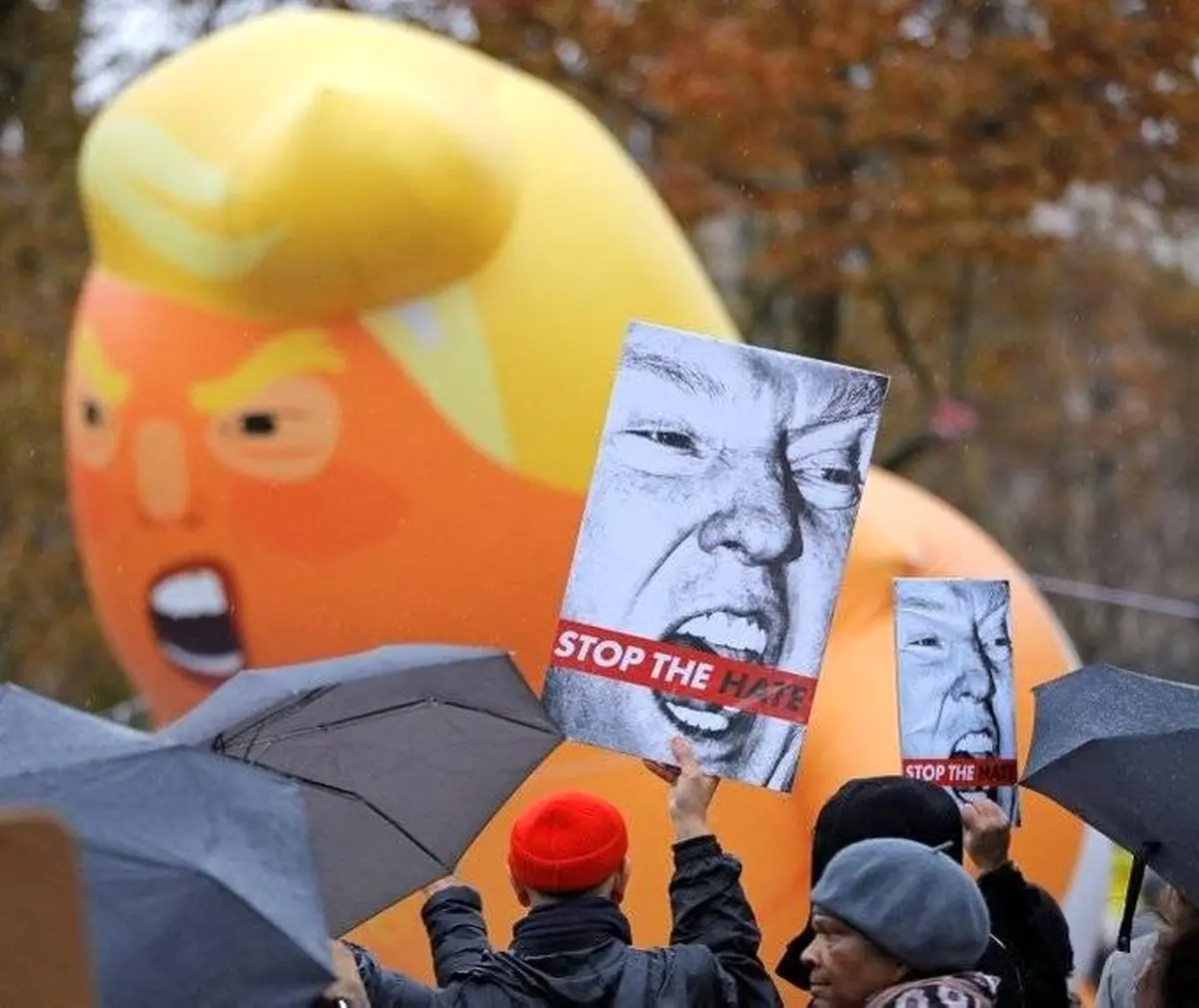 تظاهرات علیه ترامپ در پاریس / تصاویر