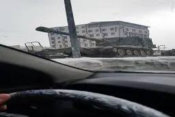 عکس/ حرکت تانک های ترکیه به سمت ایران