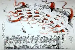 فاجعه مهم‌تر از ریزش پلاسکو را ببینید!/عکس