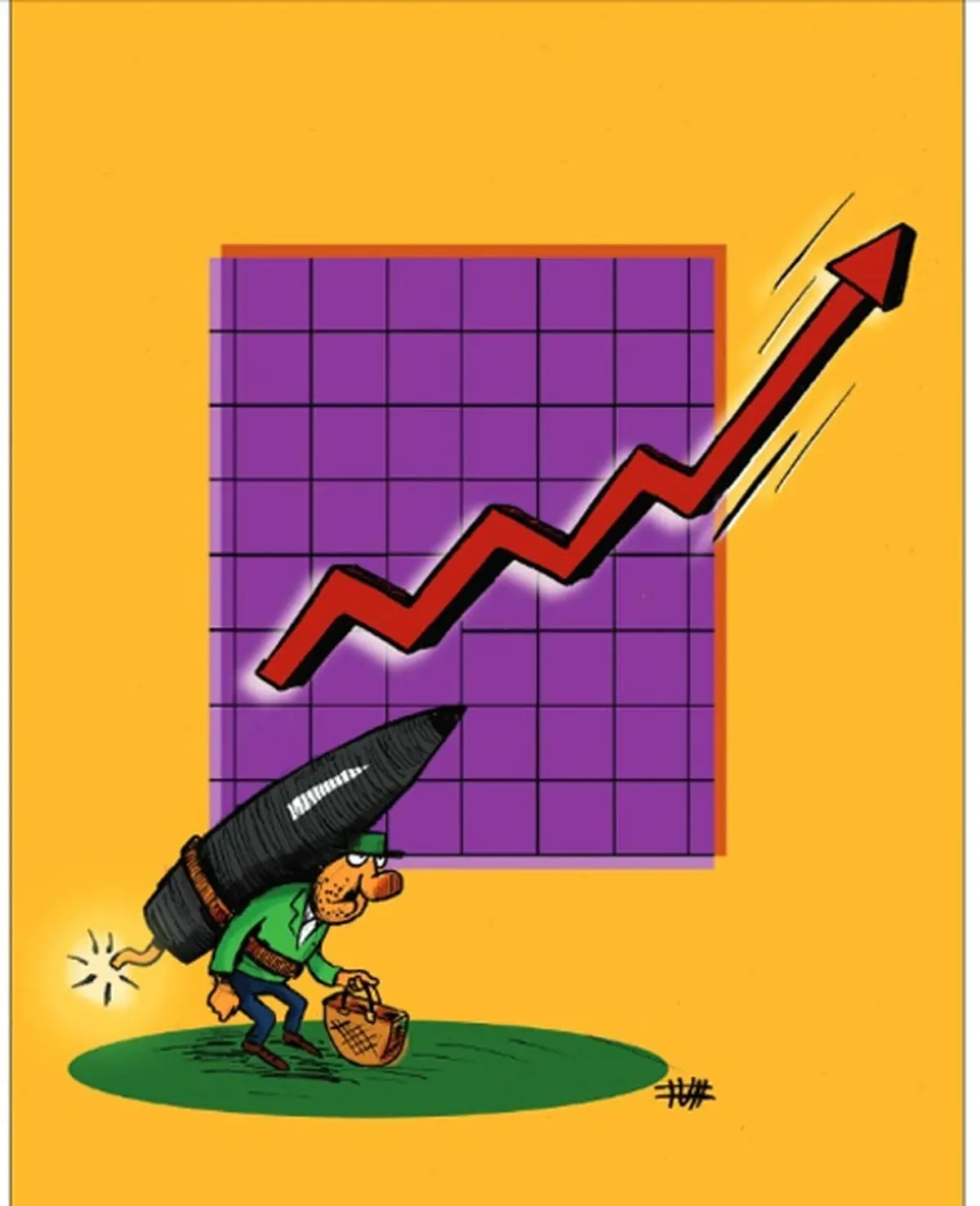 کاریکاتور/ شیوه جدید دریافت سبد کالا!