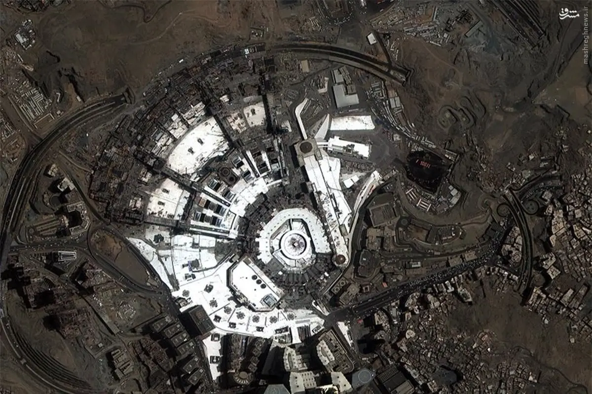 عکس/ نمایی از مکه که تا به حال ندیده اید