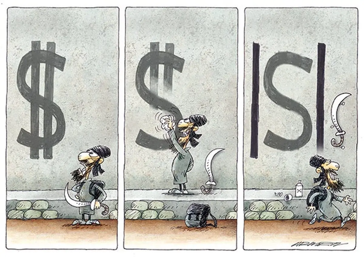 کاریکاتور/ دلار داعش!