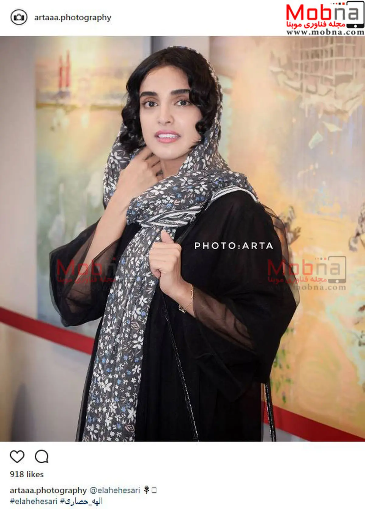 الهه حصاری؛ بدون شرح!/ عکس