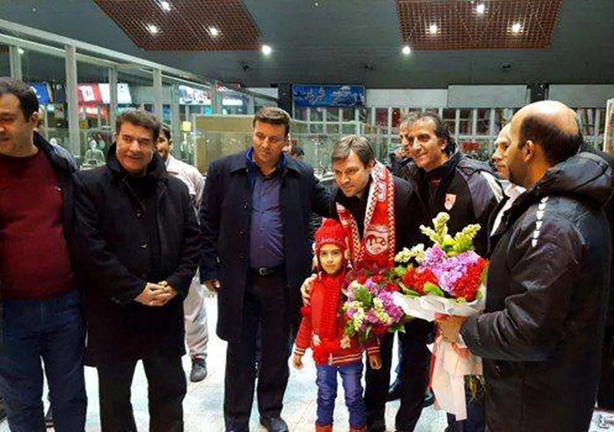 سرمربی جدید تراکتورسازی به تبریز رسید + عکس
