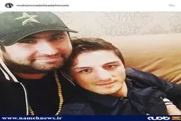 سلفی حمید سوریان در کنار خواننده محبوب/عکس
