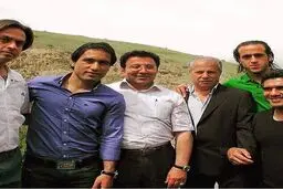 پروین، کریمی، عابدزاده، مهدوی‌کیا، شاهرودی و هدایتی در یک قاب