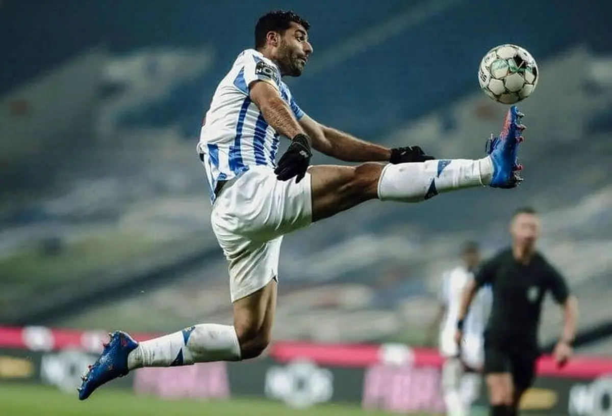 تصویری حیرت انگیز از مهدی طارمی در لیگ پرتغال!