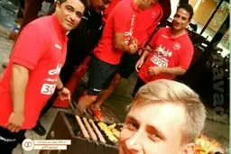 کباب خوری پرسپولیسی‌ها در جنگل‌های اوکراین/ عکس