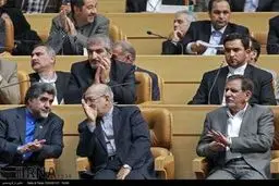 حاشیه‌های تصویری روز ملی صادرات با حضور وزیر صنعت، اسحاق جهانگیری، آل اسحاق و ...