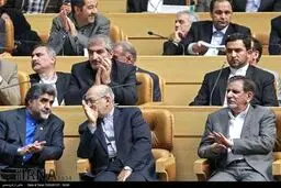 حاشیه‌های تصویری روز ملی صادرات با حضور وزیر صنعت، اسحاق جهانگیری، آل اسحاق و ...