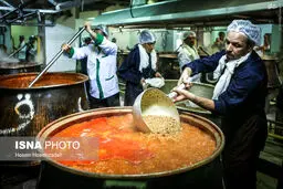 آماده‌سازی سفره‌های طرح اکرام رضوی/تصاویر