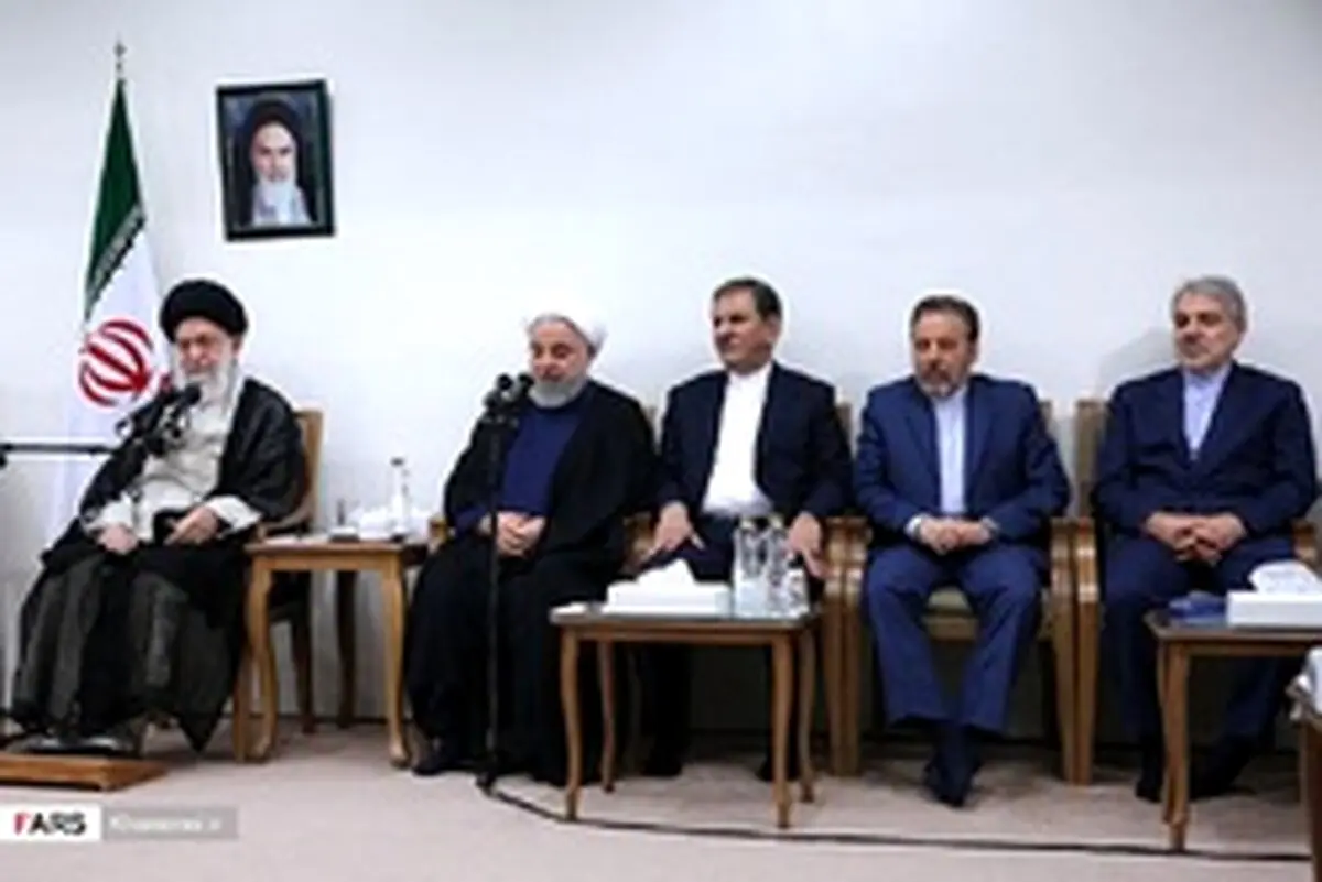دیدار هیأت دولت با رهبر معظم انقلاب