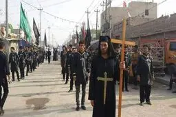 دسته عزاداری مسیحیان عراق در محرم