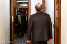 دیدار عمار حکیم با علی لاریجانی/ تصاویر