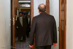 دیدار عمار حکیم با علی لاریجانی/ تصاویر