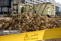 تخریب مسجد تاریخی «صاحب الزمان(عج)» مشهد/تصاویر