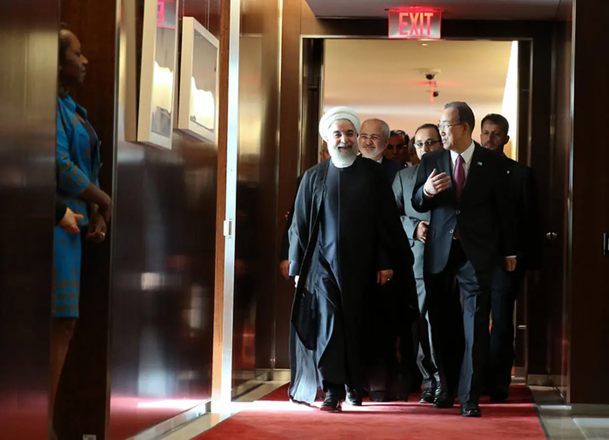 حواشی دیدار روحانی با بان‌کی‌مون/تصاویر