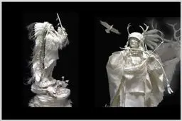 عکسهای مجسمه‌های ساخته شده از کاغذ / تصاویر