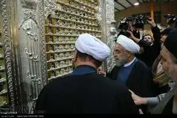 بازدید رییس جمهور از کارگاه ساخت ضریح حرمین امامین عسکریین(ع) /گزارش تصویری